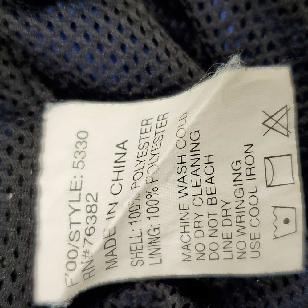 Timberland Mountain Athletics jacket men's medium blue mesh lined FLAWS - Picture 7 of 16